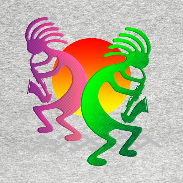 Kokopelli Jazz by the Mad Artist